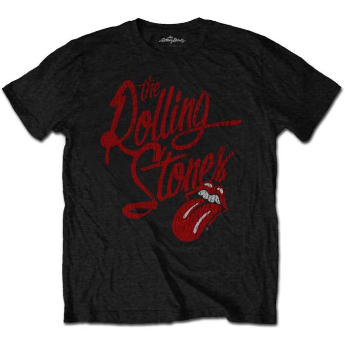 The Rolling Stones T-shirt Script Logo (Black) 103800