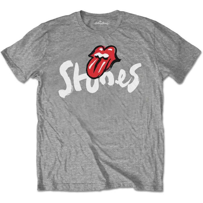 T-shirt Rolling Stones No Filter Brush Strokes (siv) 103877
