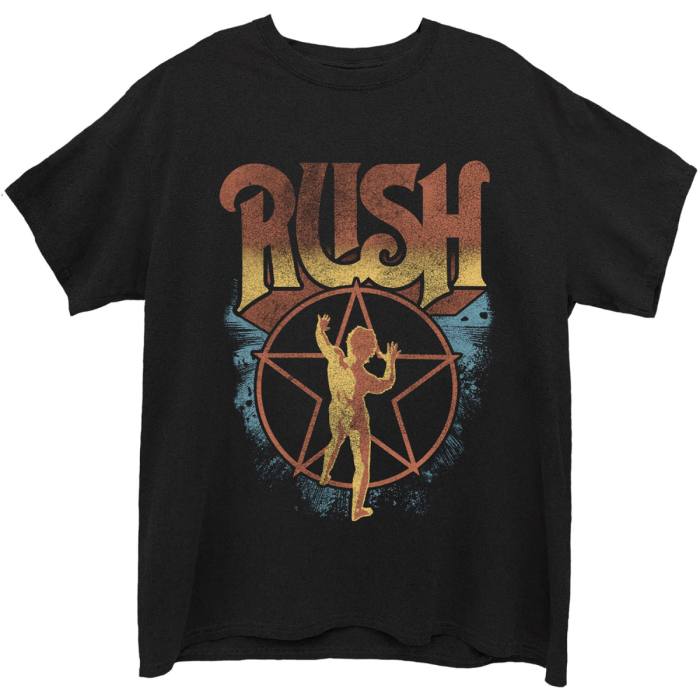 Rush Unisex T-shirt: Starman (Črna) 103972