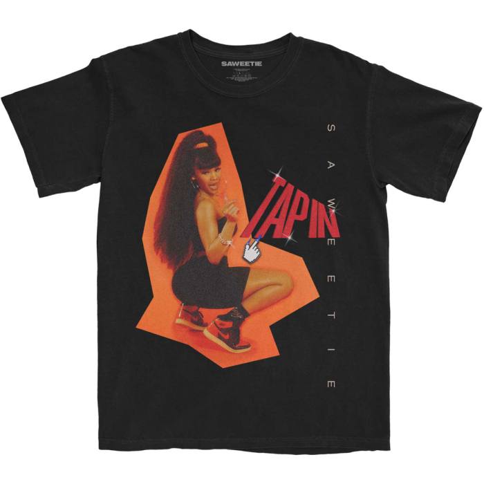 Saweetie T-shirt Tapin (črna) 104029