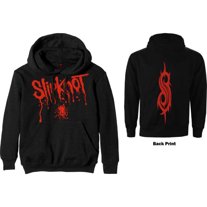 Slipknot Hoodie Splatter Logo (črna) 104227