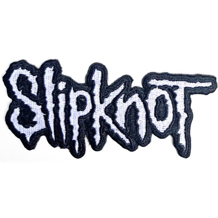 Cut-Out Logo Black Border našitek Slipknot 104347