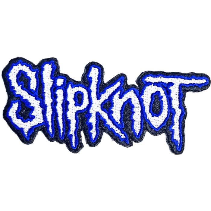 Cut-Out Logo Blue Border našitek Slipknot 104348