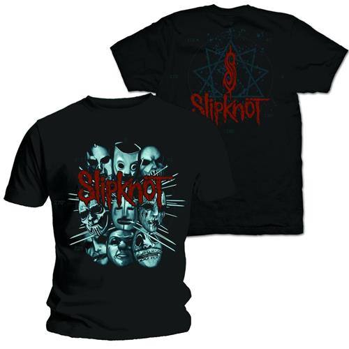 T-shirt Slipknot Masks 2 104405