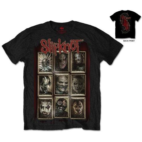 Slipknot Unisex T-shirt New Masks Black Back Print 104458