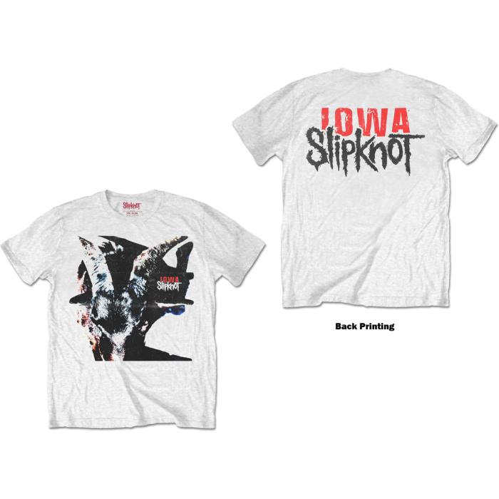 Slipknot T-shirt Iowa Goat Shadow (bela, back print) 104660
