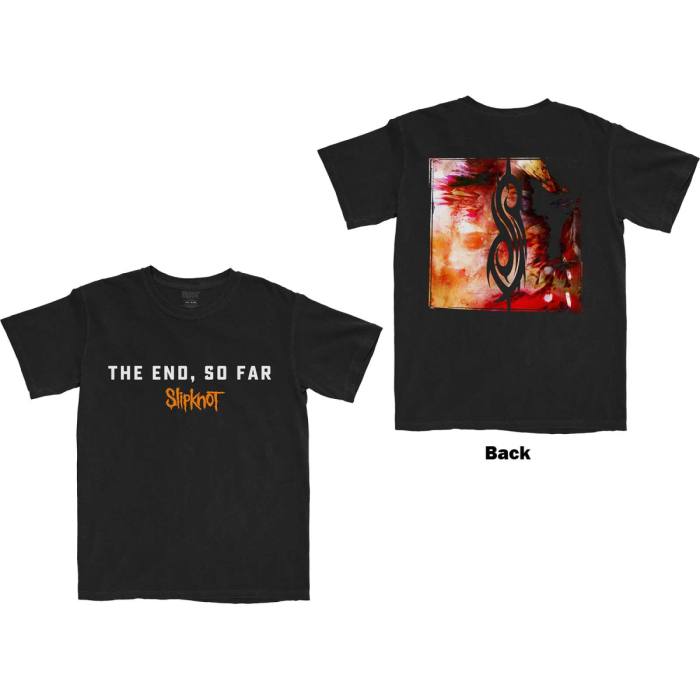 Slipknot Unisex T-Shirt: The End, So Far Album Cover (Črna) (Zadnji print) 104733