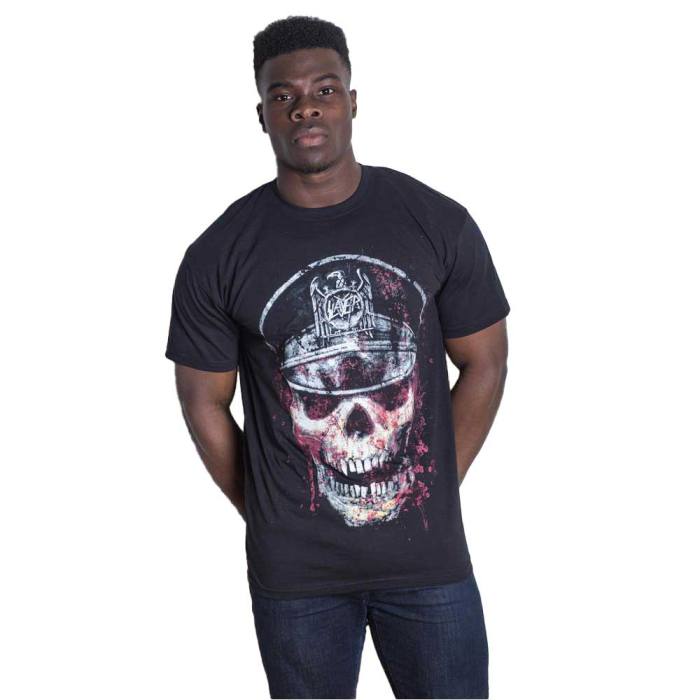 T-shirt Slayer Skull Hat 104820