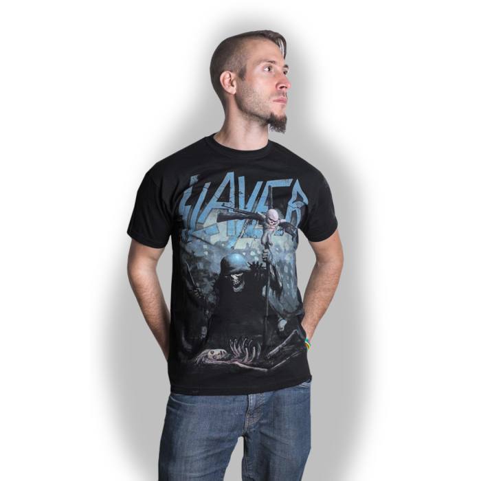 Slayer Unisex T-Shirt: Soldier Cross (Black) 104860