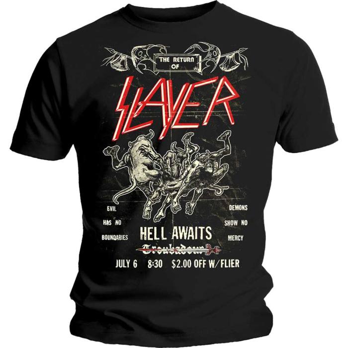 T-shirt Slayer: Vintage Flyer (Črna) 105037