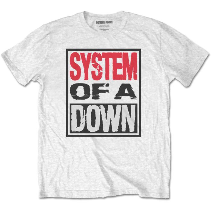 System Of A Down T-shirt Triple Stack Box (bela) 105307