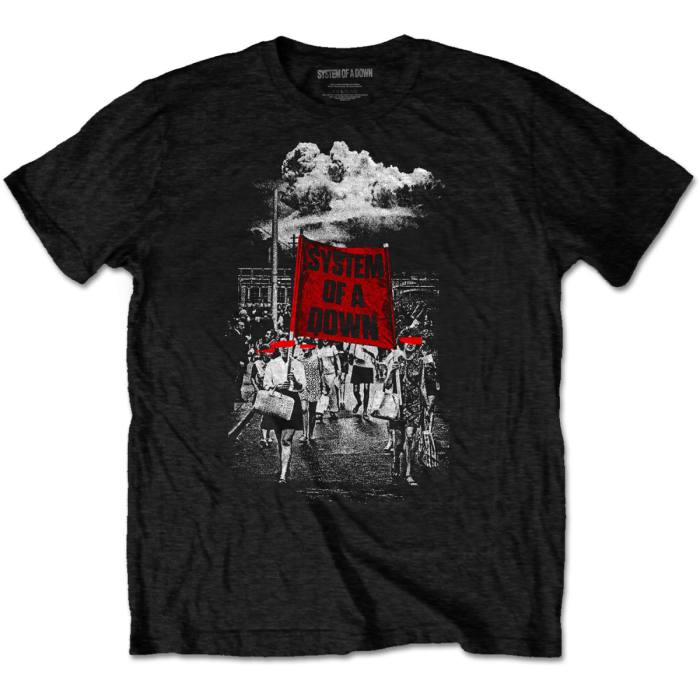 System Of A Down T-shirt Banner Marches 105313