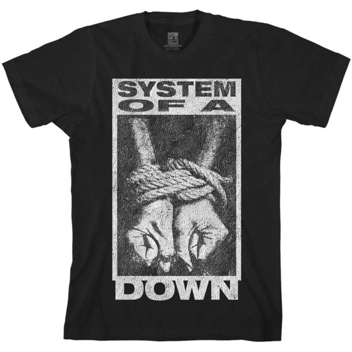 System Of A Down Unisex T-shirt: Ensnared (Black) 105337