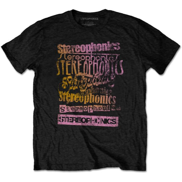 Stereophonics T-shirt Logos (črna) 105919