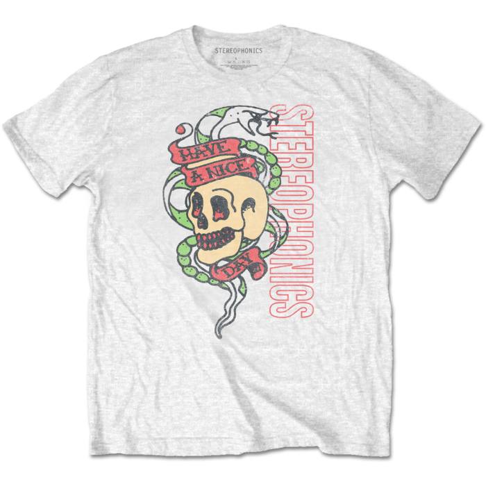 Stereophonics T-shirt Have A Nice Day Snake (bela) 245317