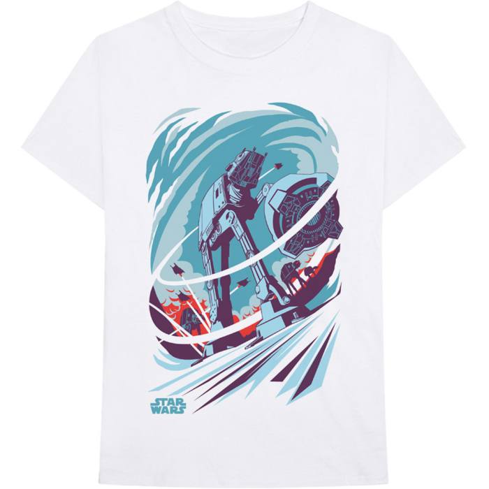 Star Wars Unisex T-shirt: AT-AT Archetype (bela) 106013
