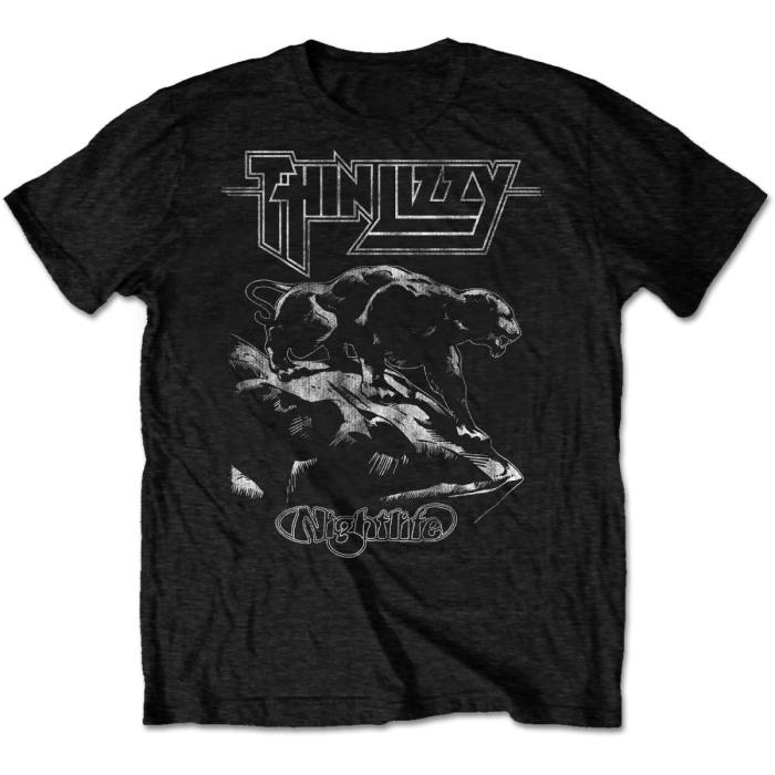 T-shirt Thin Lizzy: Nightlife (Črna) 106246