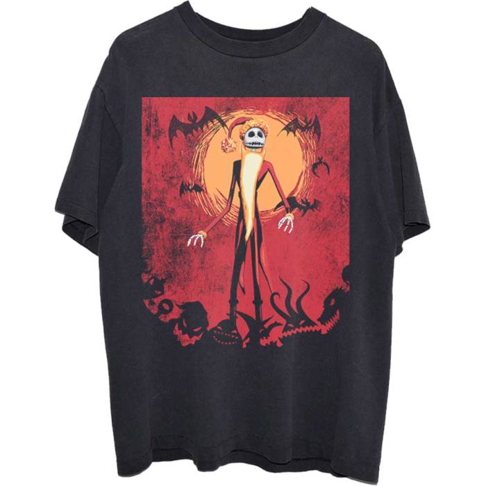 The Nightmare Before Christmas T-shirt: Jack Orange Sun 106455
