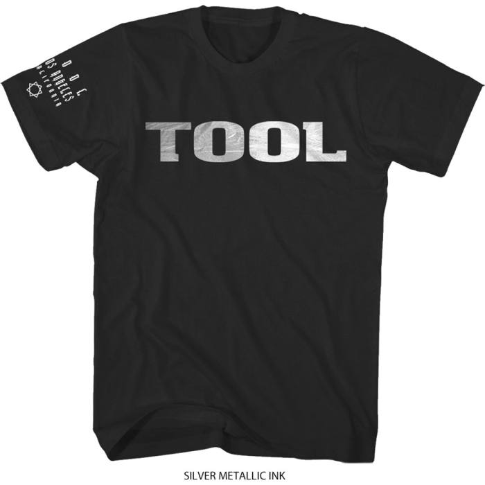 Tool T-shirt Metallic Silver Logo (črna) 106573