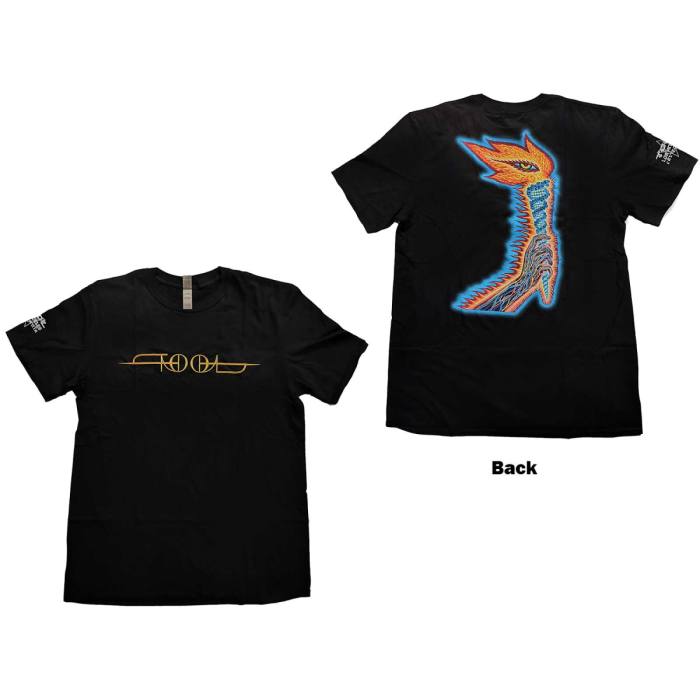Tool T-shirt The Torch (črna, back & sleeve print) 106602