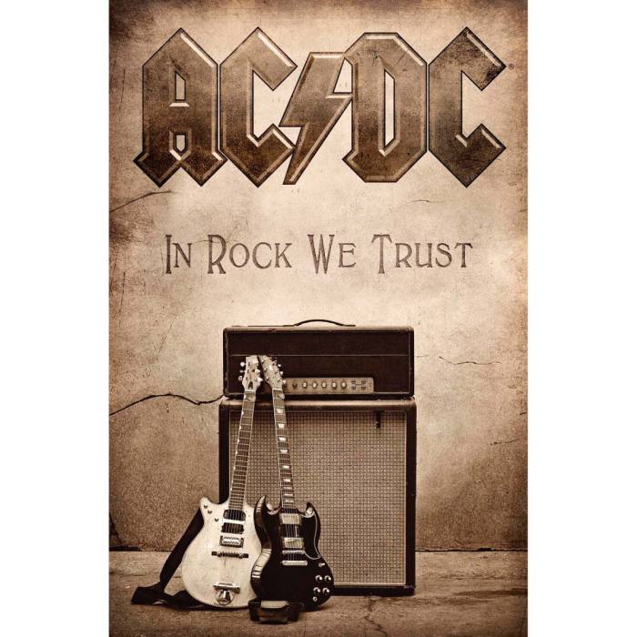 Zastava AC/DC In Rock We Trust 106724