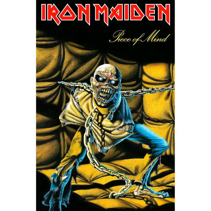 Zastava Iron Maiden Piece Of Mind tekstilni poster 106728