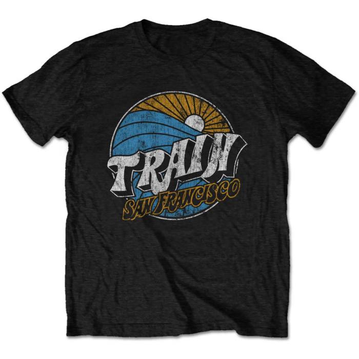 Train T-shirt Wave San Francisco (črna) 106740