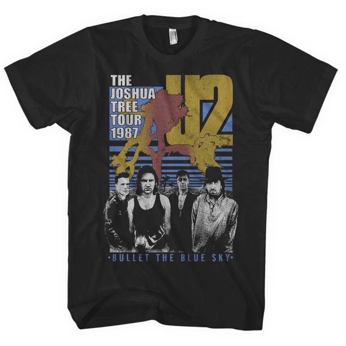 U2 T-shirt Bullet The Blue Sky (black) 106882