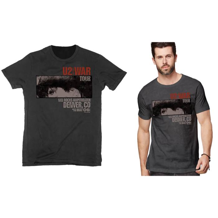 U2 War Red Rocks T-shirt 106906