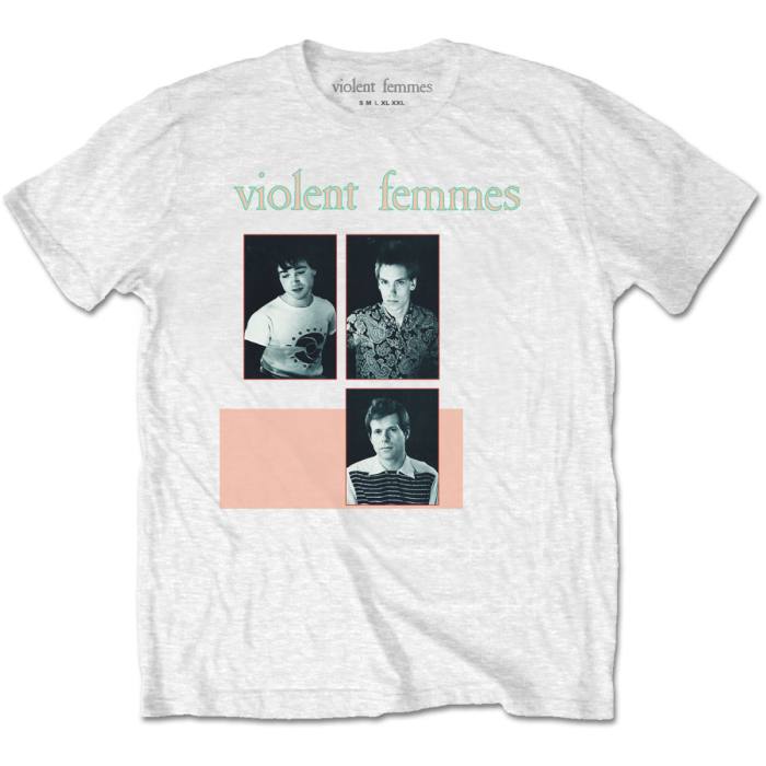 Violent Femmes Unisex T-Shirt: Vintage Band Photo (White) 106948