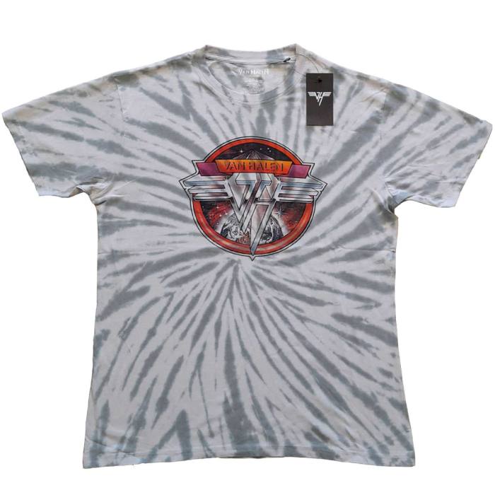 Van Halen T-shirt: Chrome Logo (Grey) (Wash Collection) 107009