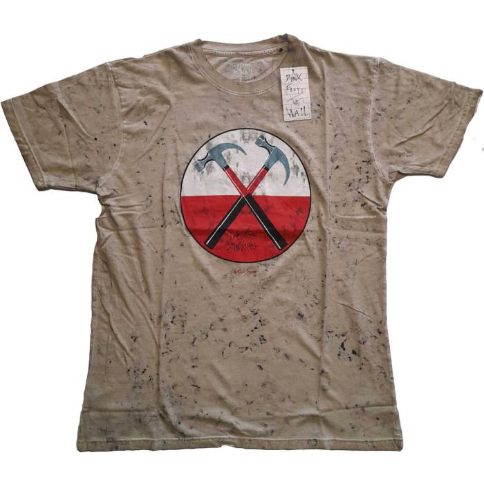 Pink Floyd T-shirt The Wall Hammers (Sand) Wash Collection 107076