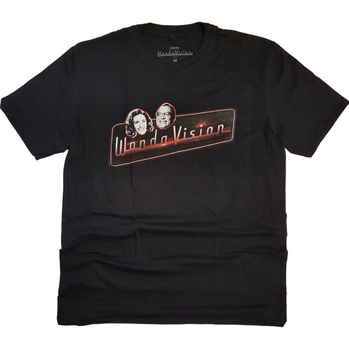 Marvel Comics WandaVision Red Logo T-shirt (črna) 107171
