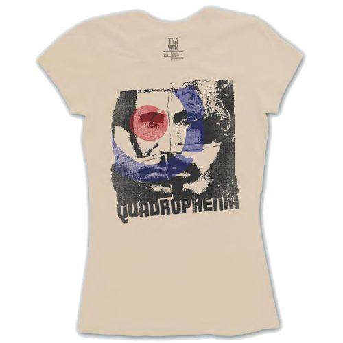 The Who Ladies T-shirt Four Square (Cream) 107477