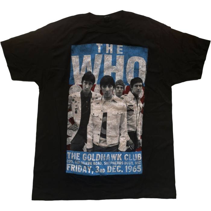 The Who Unisex T-Shirt: The Goldhawk Club 1965 107625