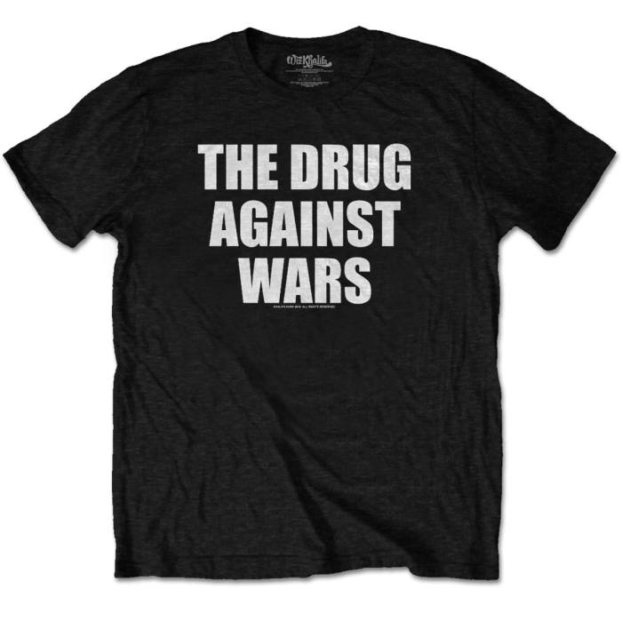 Wiz Khalifa T-shirt Drug Against Wars (črna) 107642