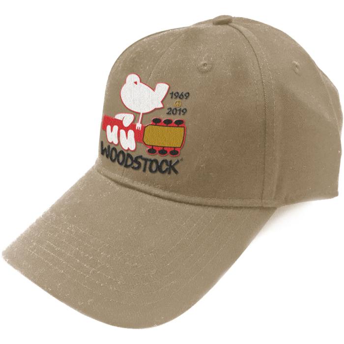Woodstock Unisex Baseball Cap: Logo (Sand) 107703