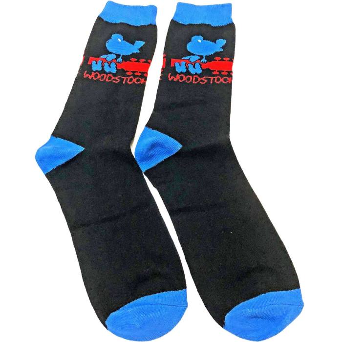 Woodstock Unisex Ankle Socks: Logo (Black) (UK Size 7 - 11) 107704
