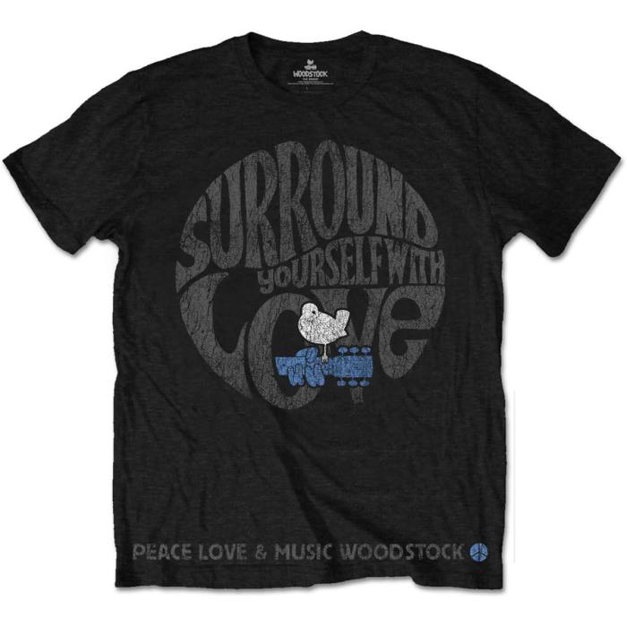 Woodstock T-shirt: Surround Yourself (Črna) 107737