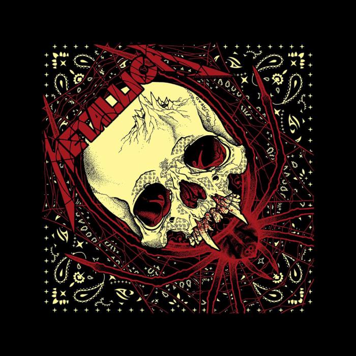 Metallica Unisex Bandana Spider Skull 108441