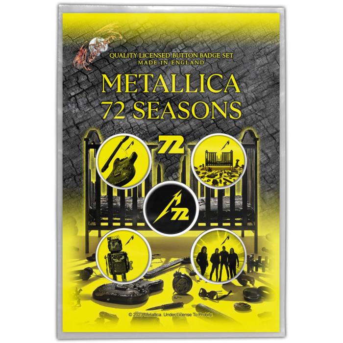Metallica Button Badge Pack: 72 Seasons 108450
