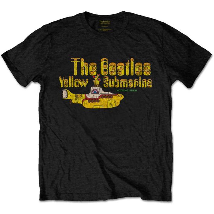 The Beatles Unisex T-Shirt: Nothing Is Real (Retail Pack) (Small) 227271