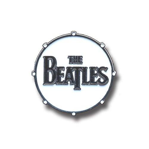 The Beatles Pin Badge: Drum Drop T Logo 108962