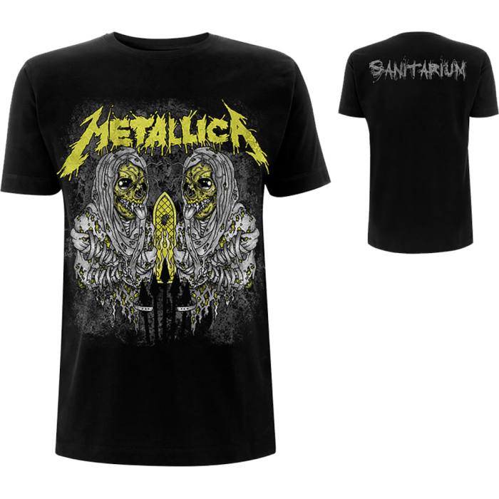 Metallica Unisex T-Shirt: Sanitarium (potisk na hrbtu) 108523