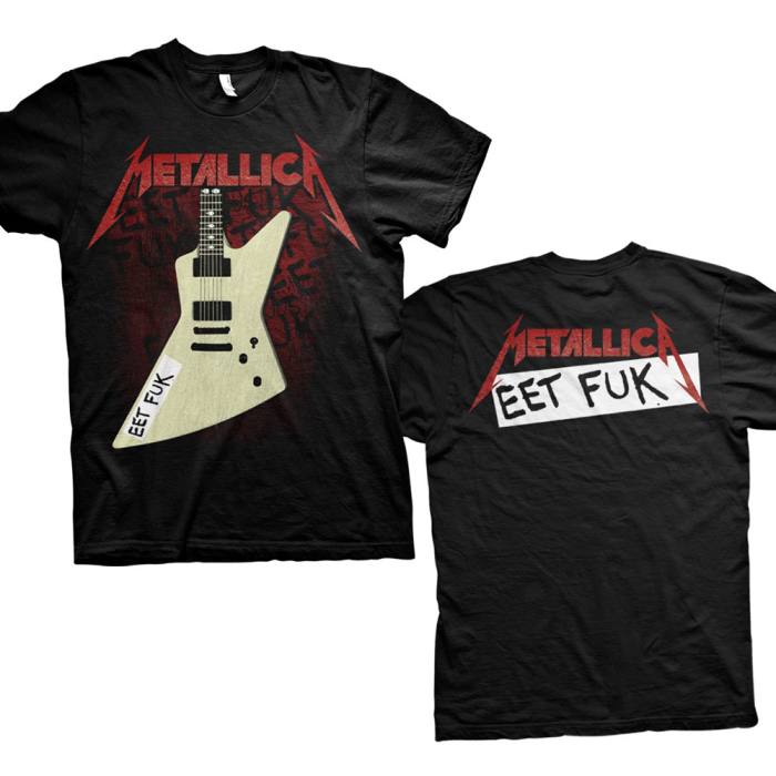 Metallica Unisex T-Shirt: Eet Fuk (Back Print) 108625
