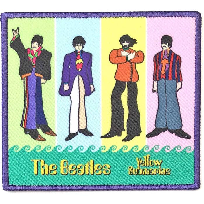 Našitek The Beatles – Yellow Submarine Band In Stripes 108202