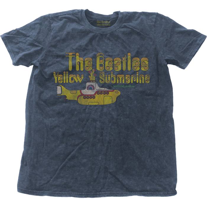 The Beatles Unisex T-shirt Yellow Submarine Nothing Is Real Snow Wash 108244