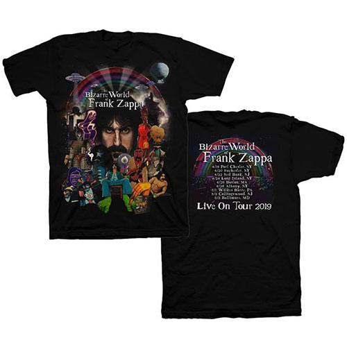 Frank Zappa Unisex T-Shirt: Bizarre World Of… 2019 Tour (Back Print) (Ex-Tour) 108381