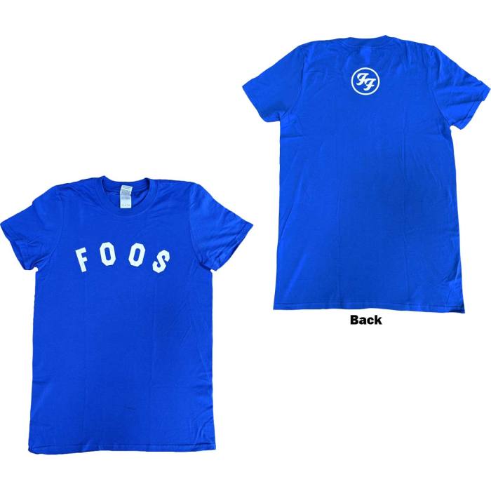 Foo Fighters Unisex T-Shirt: Foos Logo (Back Print) (Ex-Tour) 109092