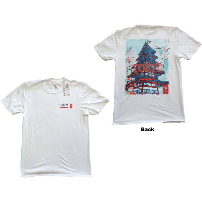 Team GB Unisex T-Shirt: Pagoda (Back Print) 232113